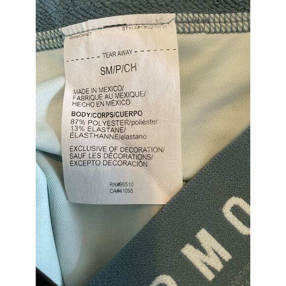 Under Armour HeatGear High Rise Blue Compression Bike Shorts - Picture 7 of 9